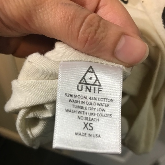 NWT XS Unif Sex Drugs Rock And Troll tank tee - Picture 5 of 5